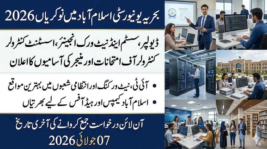 Bahria University Islamabad Jobs 2026