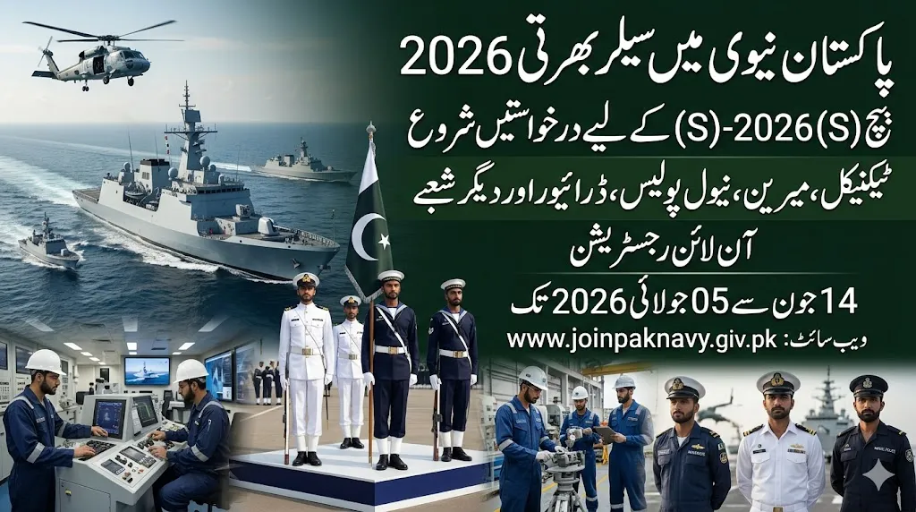 Pakistan Navy Sailor Jobs 2026