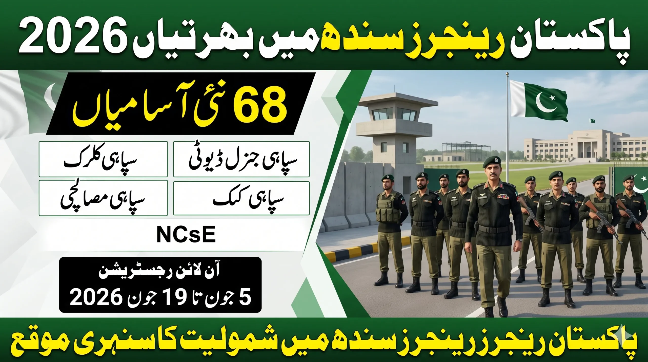 Pakistan Rangers Sindh Jobs 2026